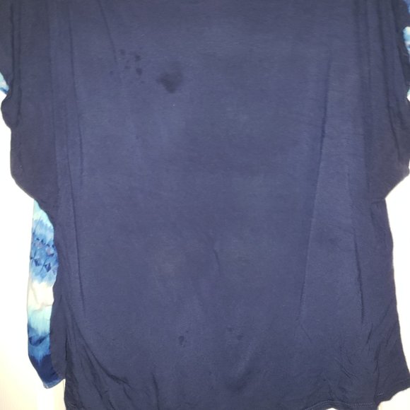 Apt 9 22w women's blue multi top - Picture 4 of 6